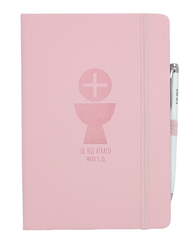 'Be Not Afraid' Pink Eucharist Journal