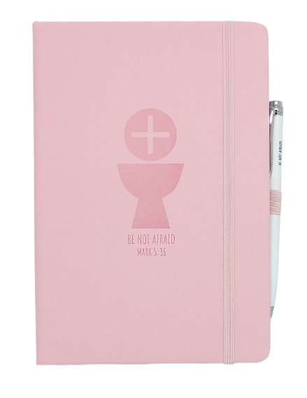 'Be Not Afraid' Pink Eucharist Journal