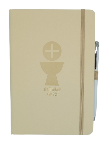 'Be Not Afraid' Yellow Eucharist Journal