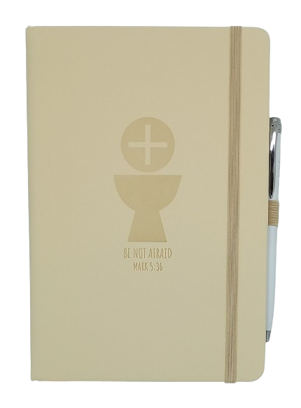 'Be Not Afraid' Yellow Eucharist Journal